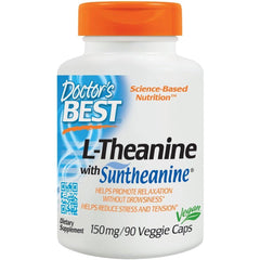 Doctor's Best - L-Theanine with Suntheanine, 150mg - 90 vcaps