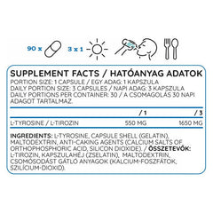 Nutriversum - L-Tyrosine - 90 Capsules