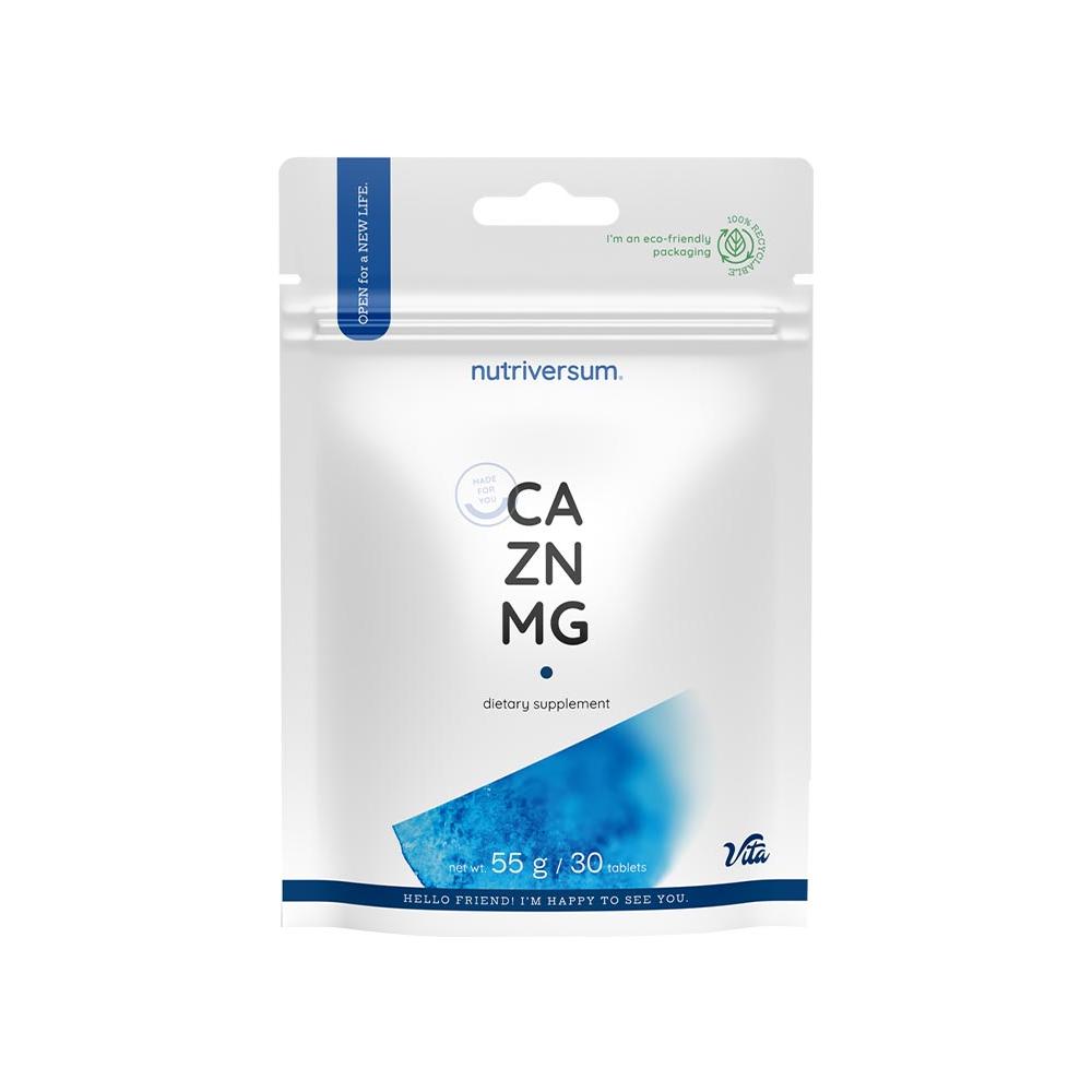 Nutriversum - CA-ZN-MG - 30 Tablets