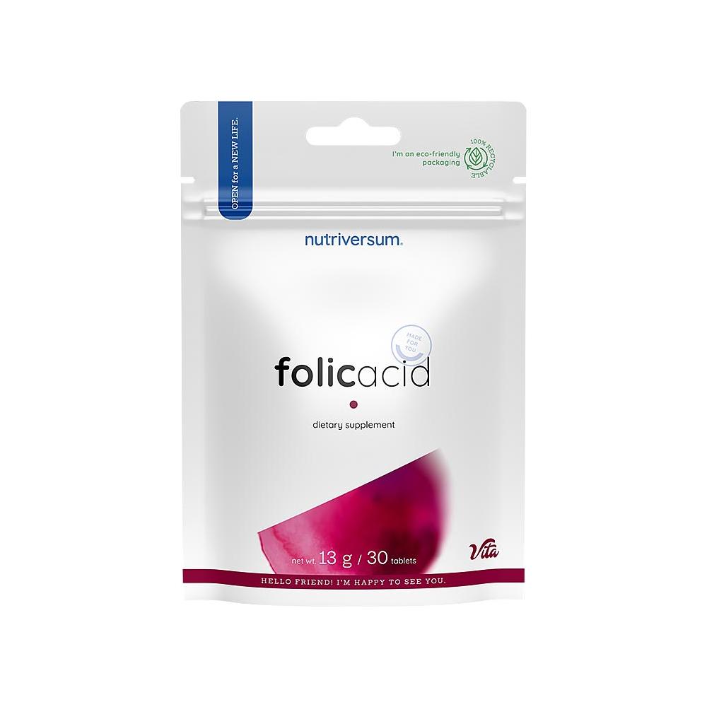 Nutriversum - Folic Acid - 30 Tablets