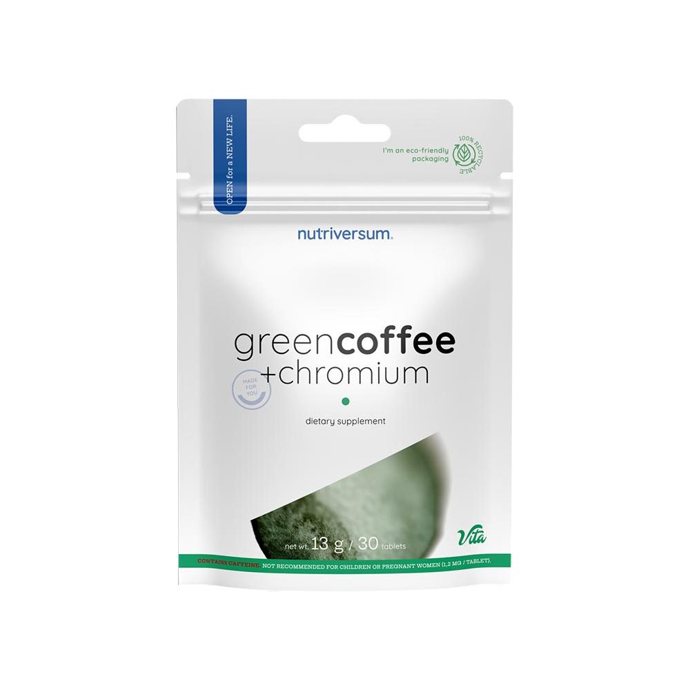 Nutriversum - Green Coffee Bean + Chrome - 30 Tablets