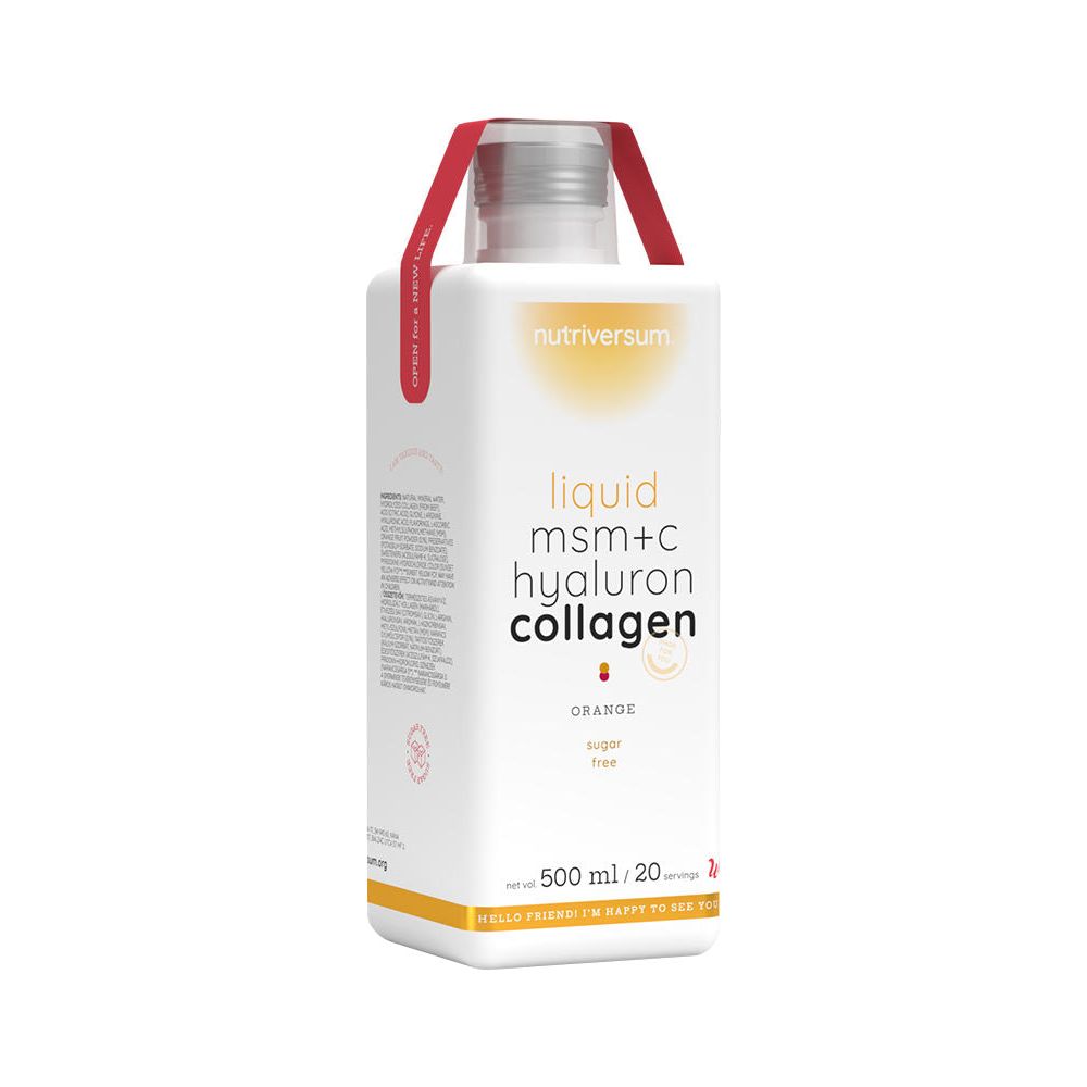 Nutriversum - Liquid MSM+C Hyaluron Collagen, Orange - 500 ml