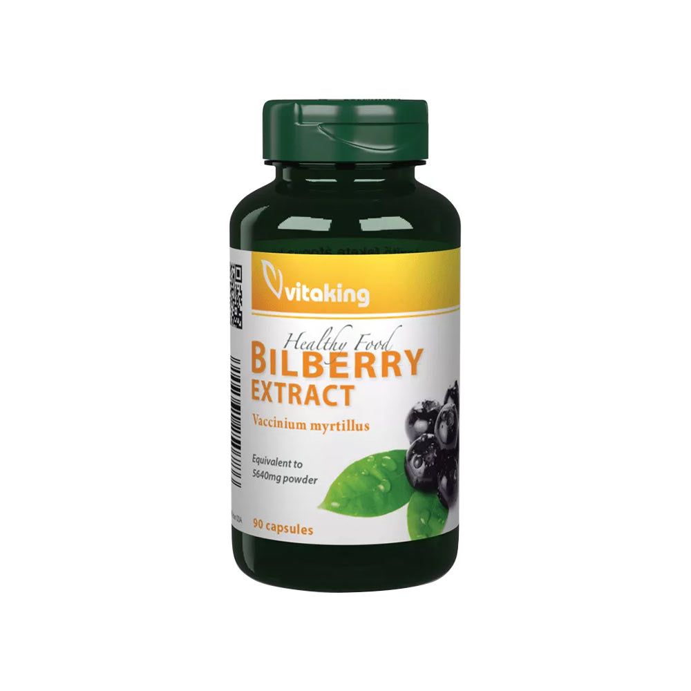 Vitaking - Bilberry Extract 470 mg - 90 Capsules