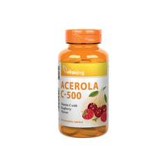 Vitaking - Vitamin C-500 Acerola Plus, Blueberry - 40 Chewables