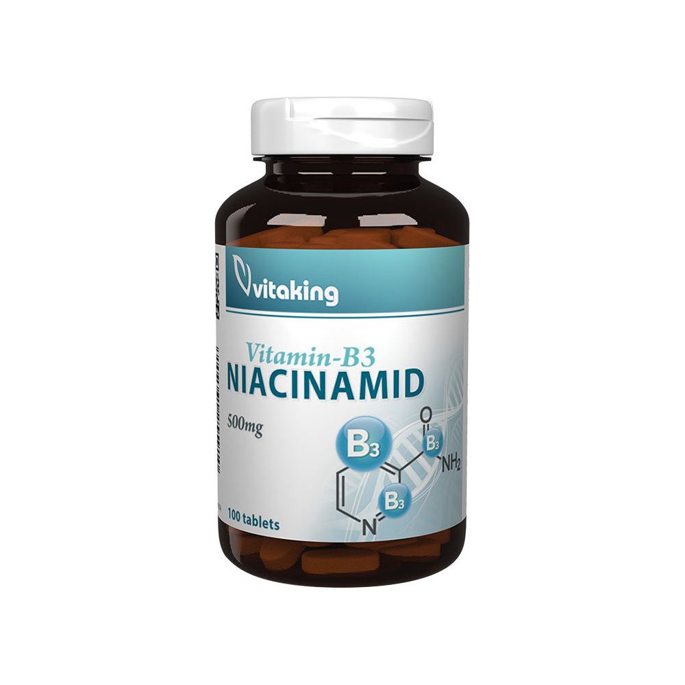 Vitaking - B3 Niacinamid 500 mg - 100 Tablets