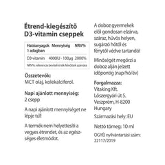 Vitaking - Vitamin D3 Drops - 10 ml