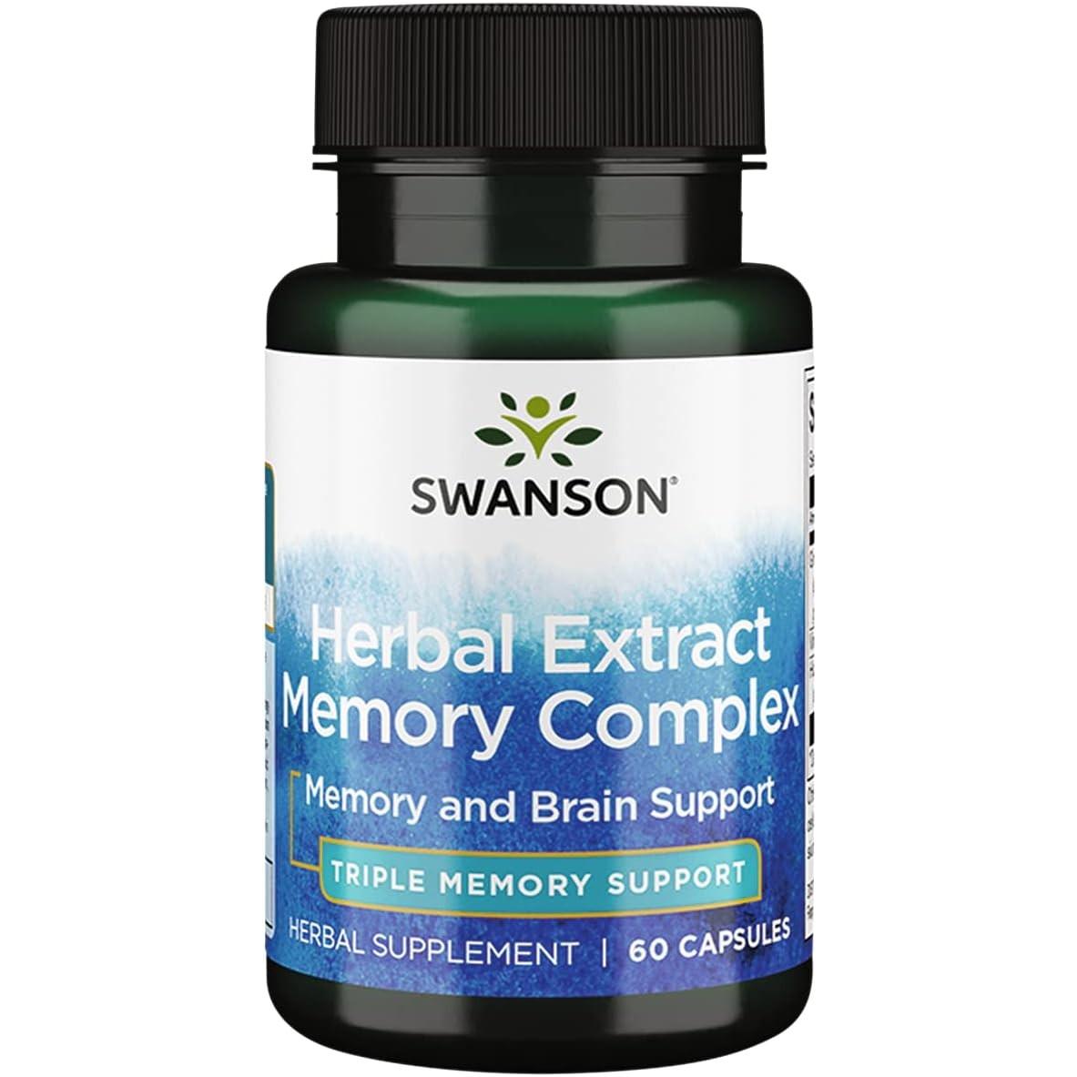 Swanson - Herbal Extract Memory Complex - 60 caps