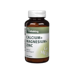 Vitaking - CalMag-Zinc (Calcium +Magnesium +Zinc) - 100 Tablets