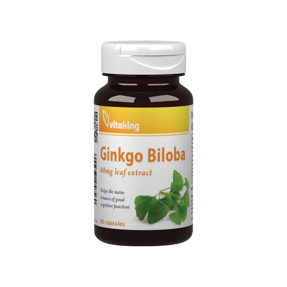 Vitaking - Ginkgo Biloba 60mg Leaf Extract - 90 Capsules