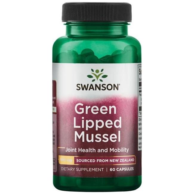 Swanson - Green Lipped Mussel, 500mg - 60 caps