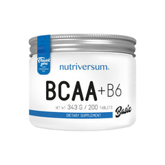 Nutriversum - BCAA + B6 - BASIC - 200 Tablets