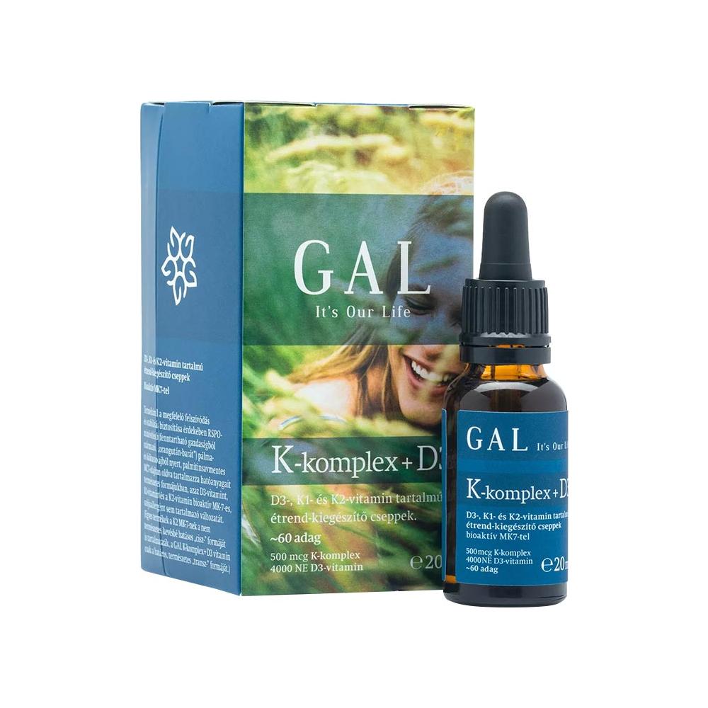 GAL - K-komplex+D3 drops - 20 ml