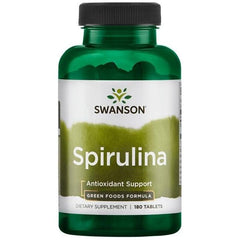 Swanson - Spirulina, 500mg - 180 tablets