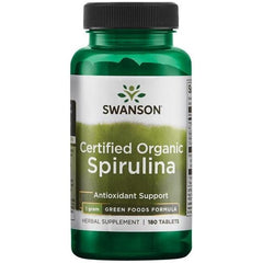 Swanson - Spirulina Organic - 180 tablets