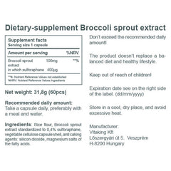 Vitaking - Sulforaphane From Broccoli 400 mcg - 60 Veg Capsules