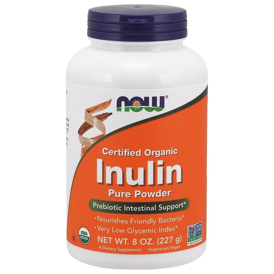 NOW Foods - Inulin Powder, Organic - 227 grams