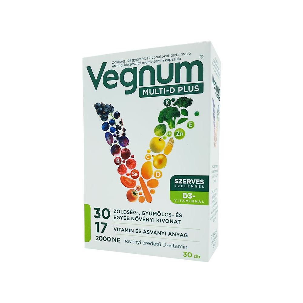 Vegnum - Multi-D Plus - 30 Capsules