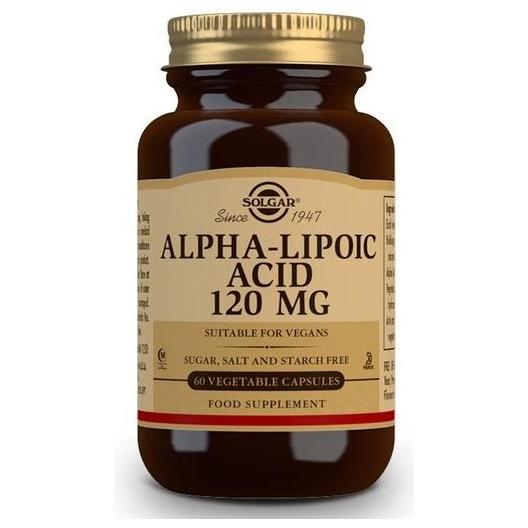 Solgar - Alpha-Lipoic Acid, 120mg - 60 vcaps