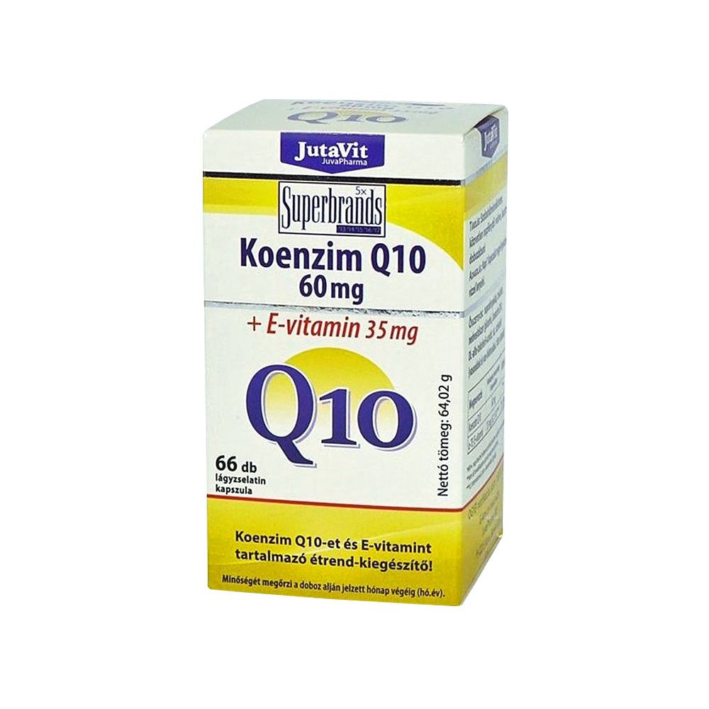 JutaVit - Coenzyme Q10 60 mg softgel - 66 Softgels