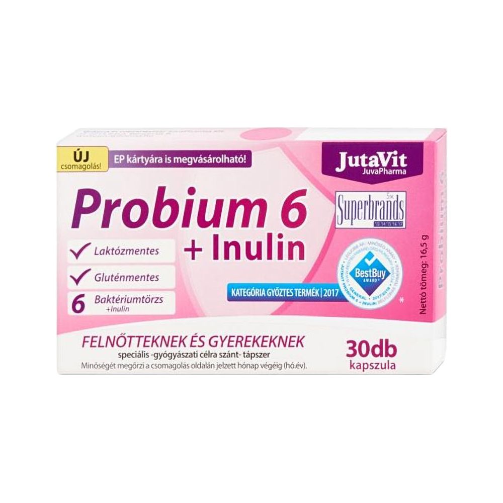 JutaVit - Probium 6 + Inulin capsule - 30 Capsules