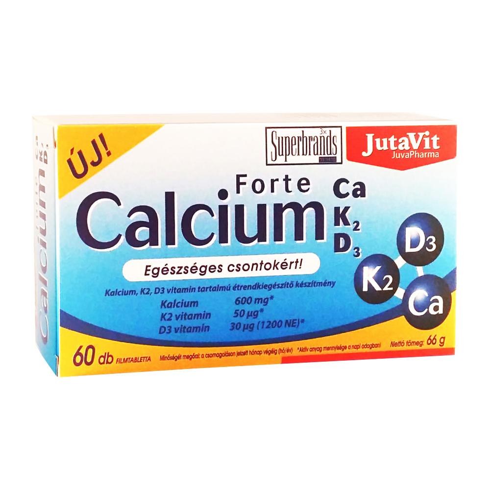 JutaVit - Calcium Forte + Ca/K2/D3 tablet - 60 Tablets