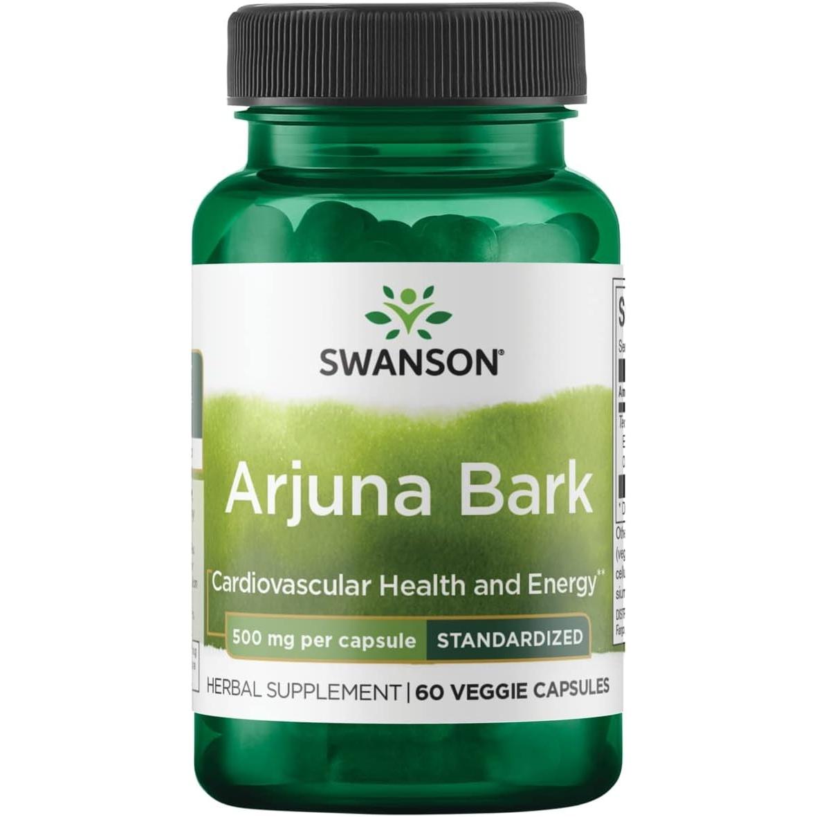 Swanson - Arjuna, 500mg - 60 vcaps