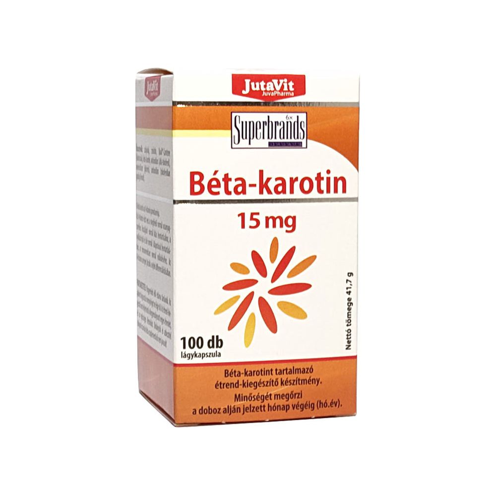 JutaVit - Beta-Carotene 15 mg - 100 Softgels