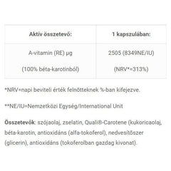 JutaVit - Beta-Carotene 15 mg - 100 Softgels