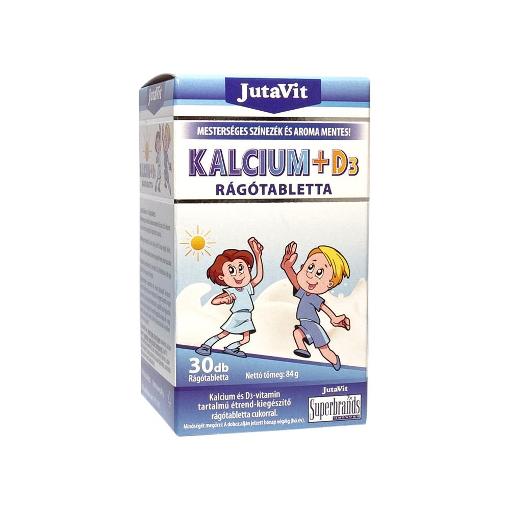 JutaVit - Calcium + D3 chewable tablets for Children - 30