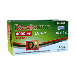 JutaVit - Vitamin D3 4000 IU Forte - 40 Softgels