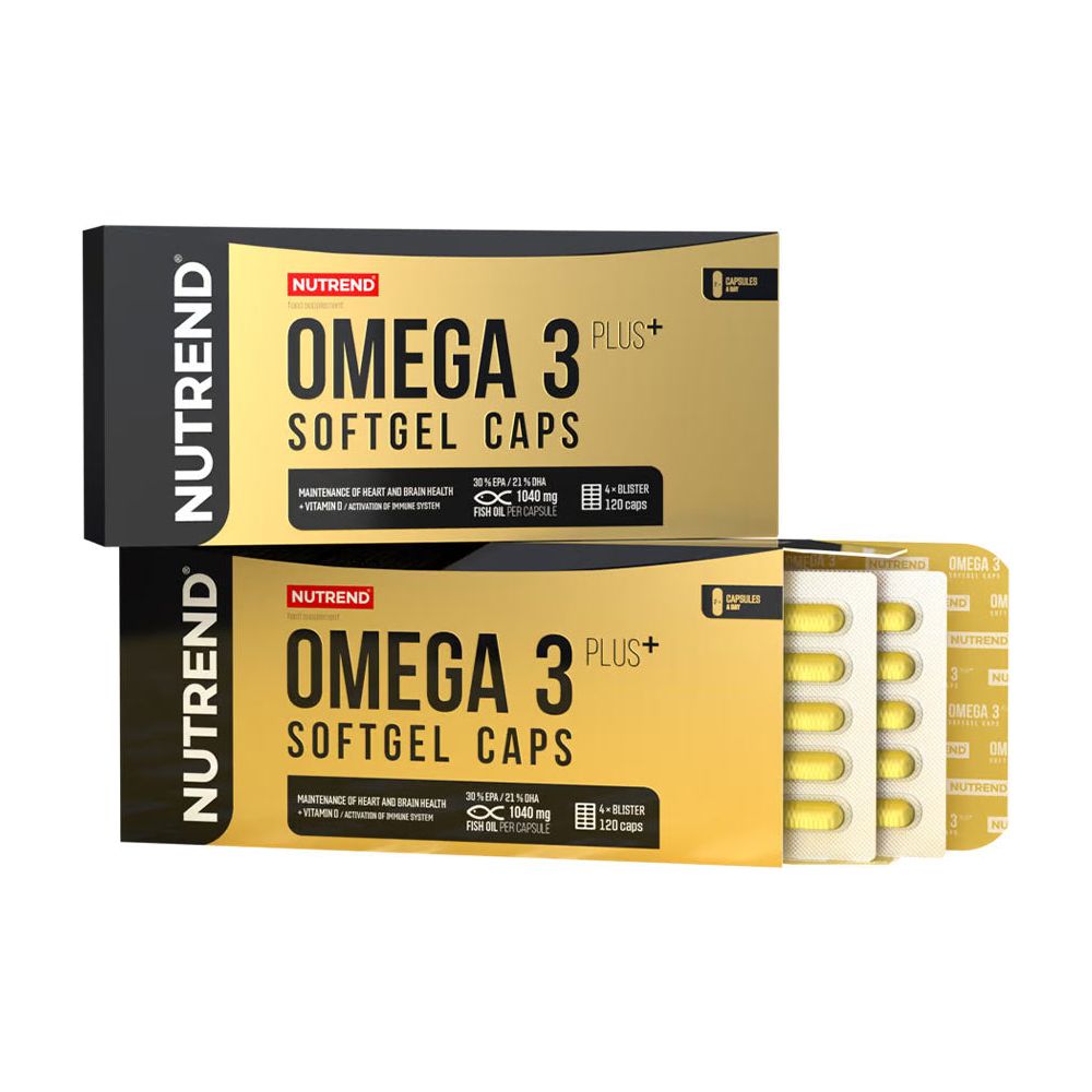 Nutrend - Omega 3 Plus Softgel Caps - 120 Capsules