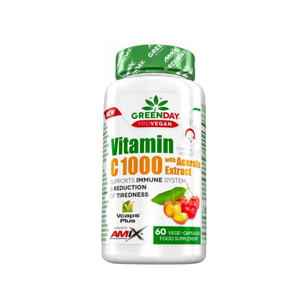 Amix - GreenDay® ProVEGAN Vitamin C 1000 with Acerola Extract -