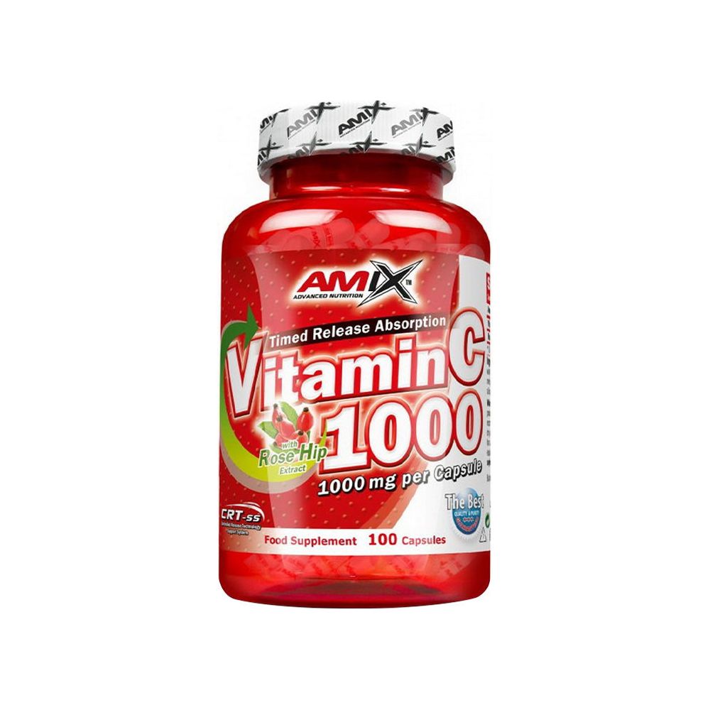 Amix - Vitamin C 1000 mg with Rose Hips - 100 Capsules