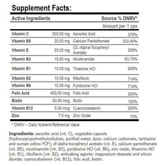 Amix - B-Complex + Vitamin C&E - 90 Capsules