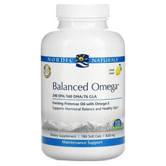 Nordic Naturals - Balanced Omega, Lemon - 180 softgels