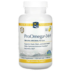 Nordic Naturals - ProOmega 3-6-9, Lemon - 120 softgels