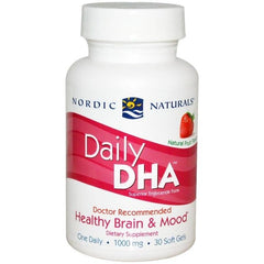 Nordic Naturals - Daily DHA, Strawberry - 30 softgels