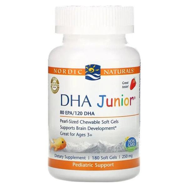 Nordic Naturals - DHA Junior, Strawberry - 180 softgels