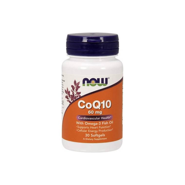 Now Foods - CoQ10 60 mg with Omega 3 Fish Oil