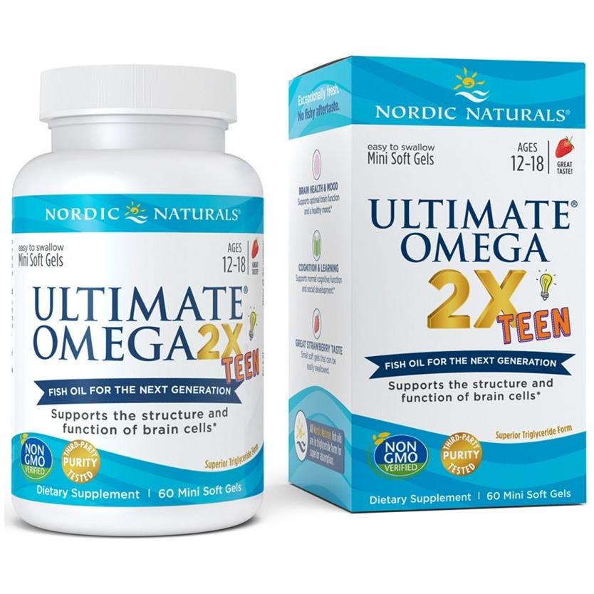 Nordic Naturals - Ultimate Omega 2X TEEN - 60 softgels