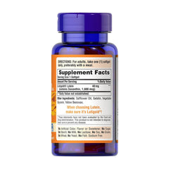 Puritan's Pride - Lutein 40 mg with Zeaxanthin