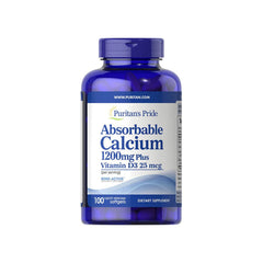 Puritan's Pride - Absorbable Calcium 1200 mg with Vitamin D3