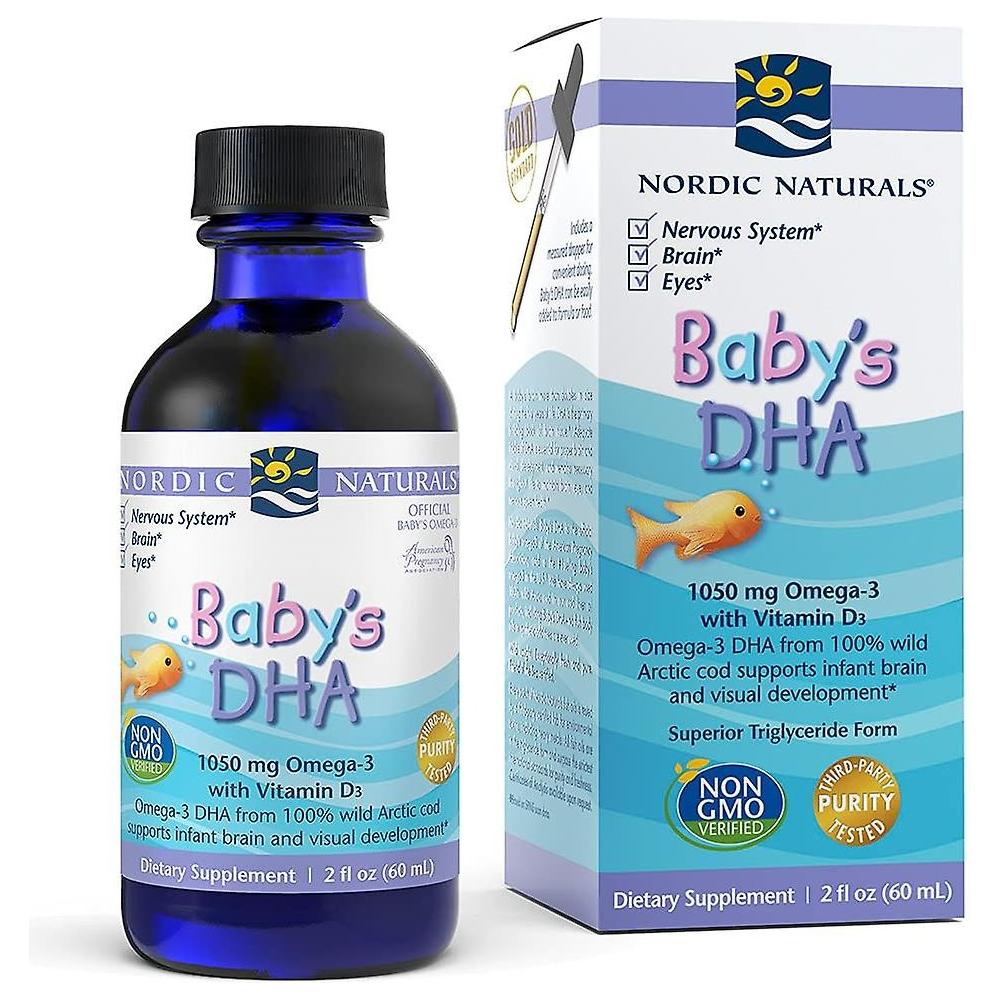 Nordic Naturals - Baby's DHA, 1050mg with Vitamin D3 - 60 ml.