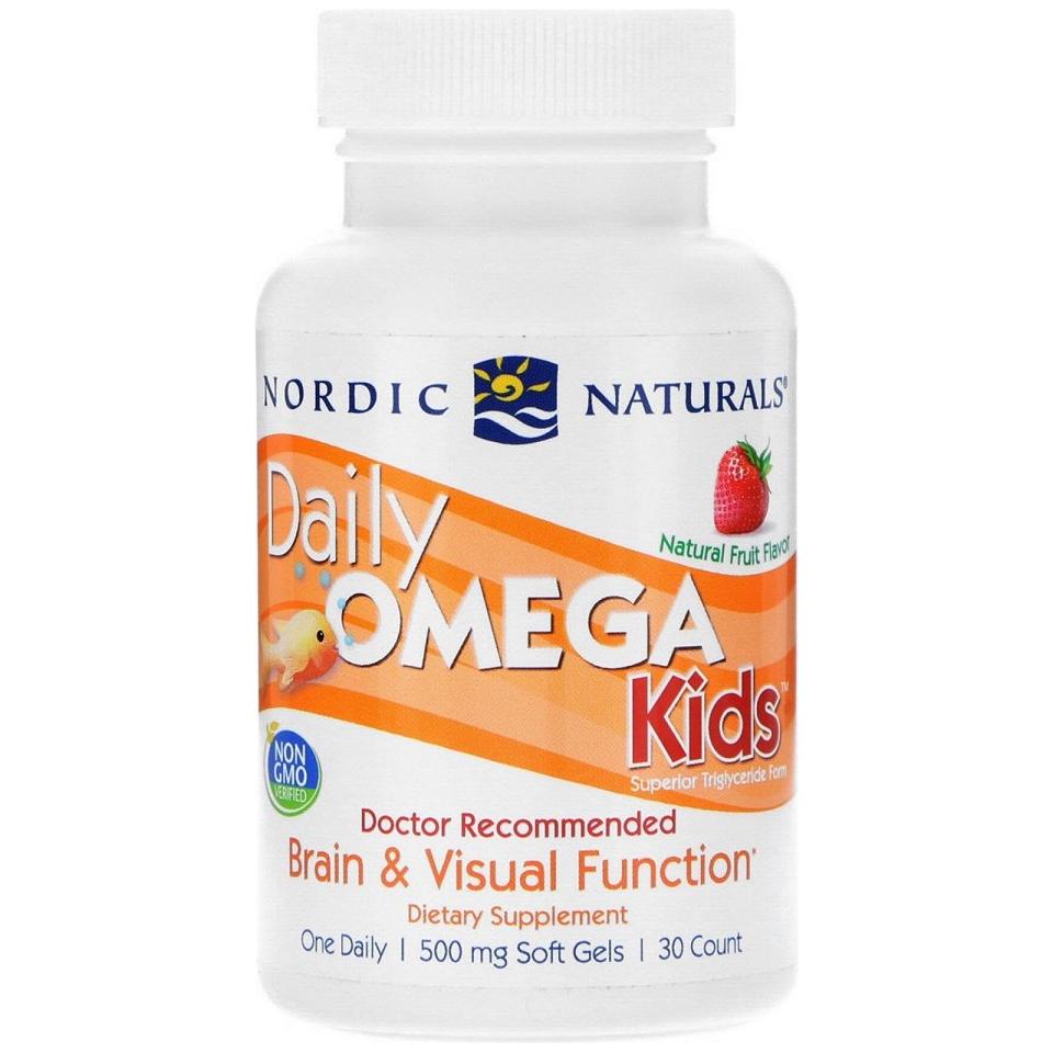 Nordic Naturals - Daily Omega Kids, Natural Fruit Flavor - 30