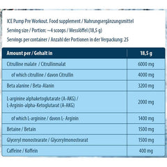 FA - Fitness Authority - Ice Pump Pre Workout