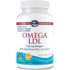 Nordic Naturals - Omega LDL with Red Yeast Rice and CoQ10