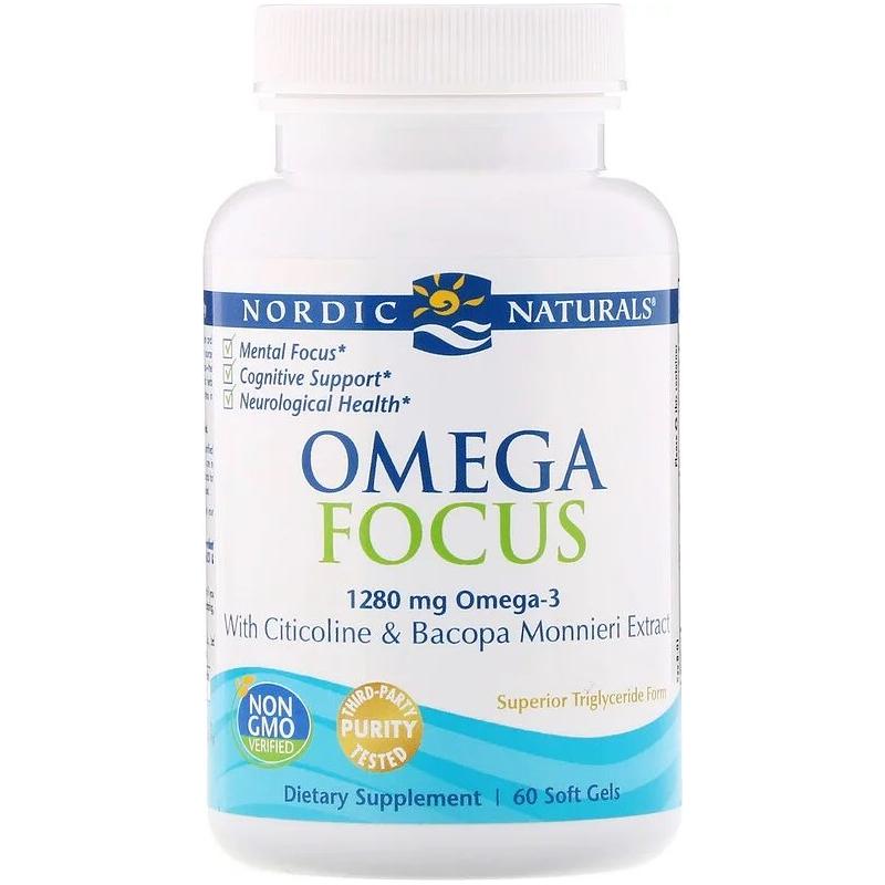 Nordic Naturals - Omega Focus with Citicoline & Bacopa Monnieri