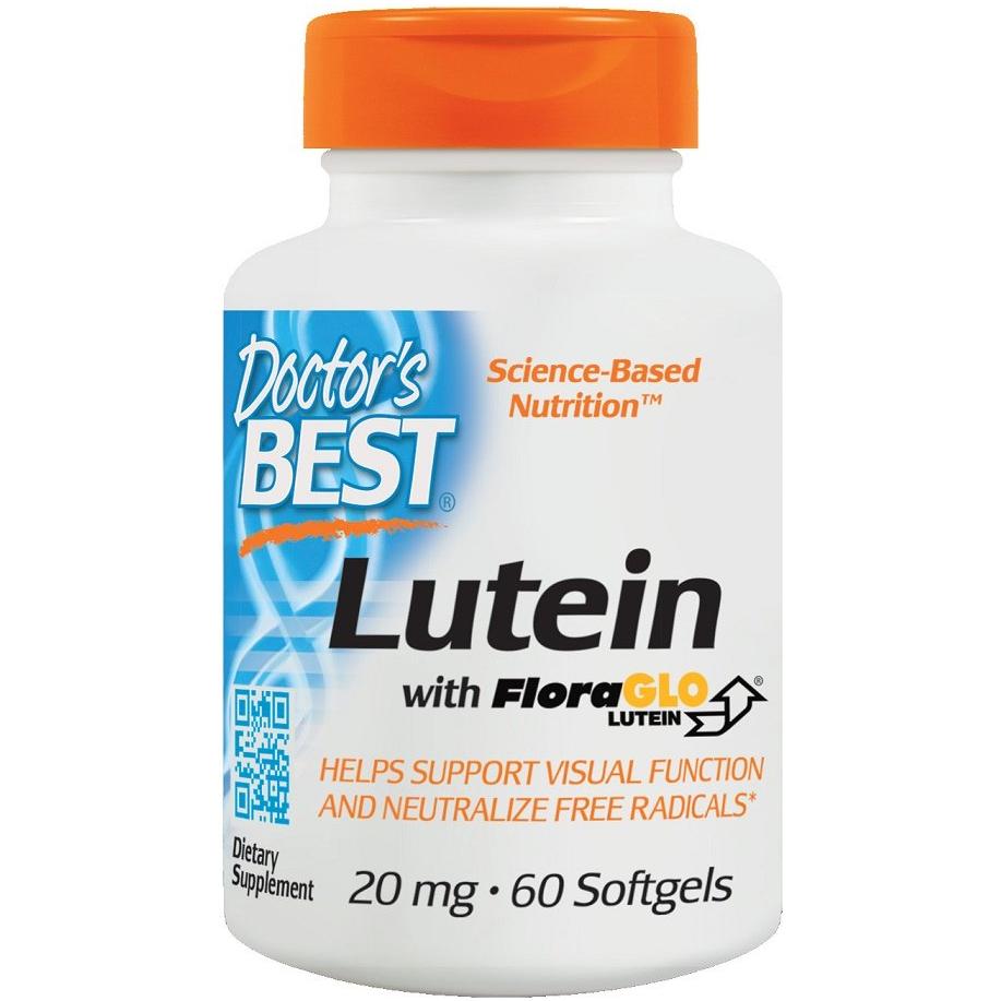 Doctor's Best - Lutein with FloraGLO, 20mg - 60 softgels