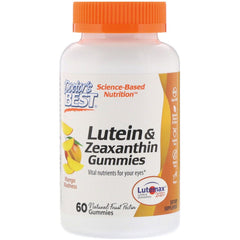 Doctor's Best - Lutein & Zeaxanthin, Mango Madness - 60 gummies