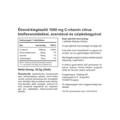 Vitaking - Vitamin C 1000 mg with 50 mg Citrus Bioflavonoids